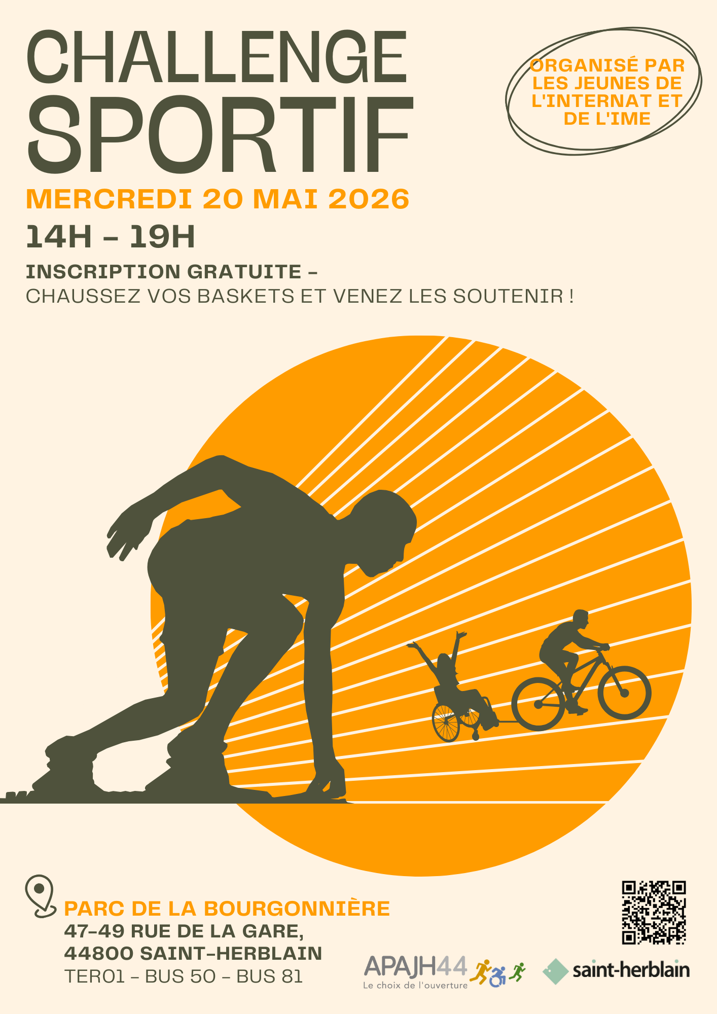 Flyer Challenge sportif